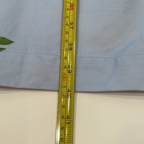 Maeve By Anthropologie Dress Size 4 Midi Blue With Oranges Print - Picture 9 of 13